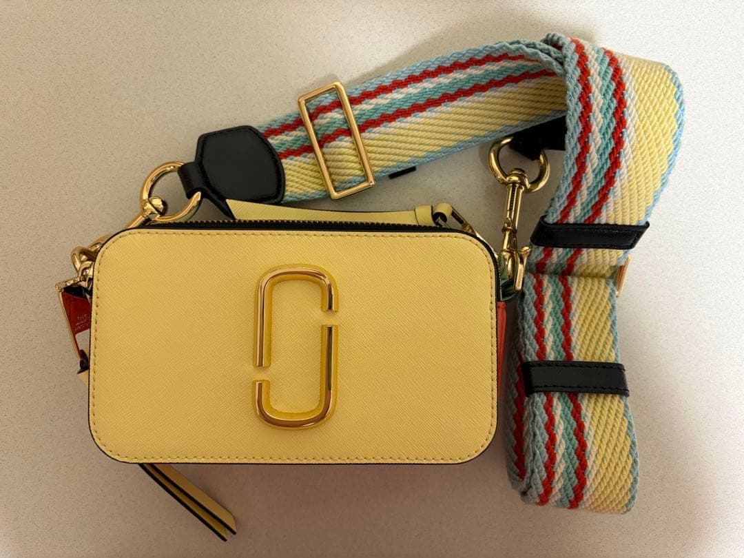 MARC JACOBS スナップショット ショルダーバッグ パステル