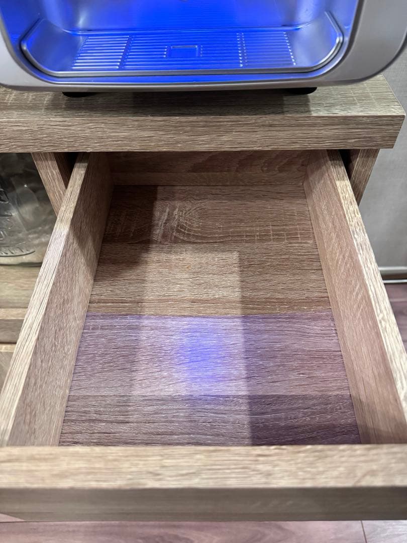 【組立て不要！設置込み】[幅90] 食器棚 レンジ台 コンセント付き LOWYA