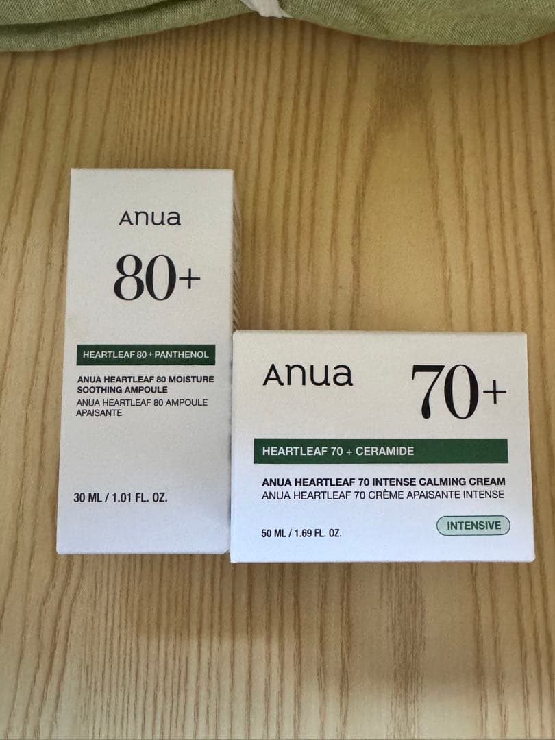 【新品未使用】Anua ハートリーフ6点セット／77＋70＋80シリーズ