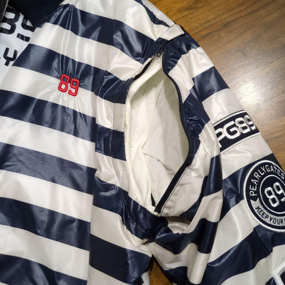 PEARLY GATES ストライプリバーシブルジャケット 89