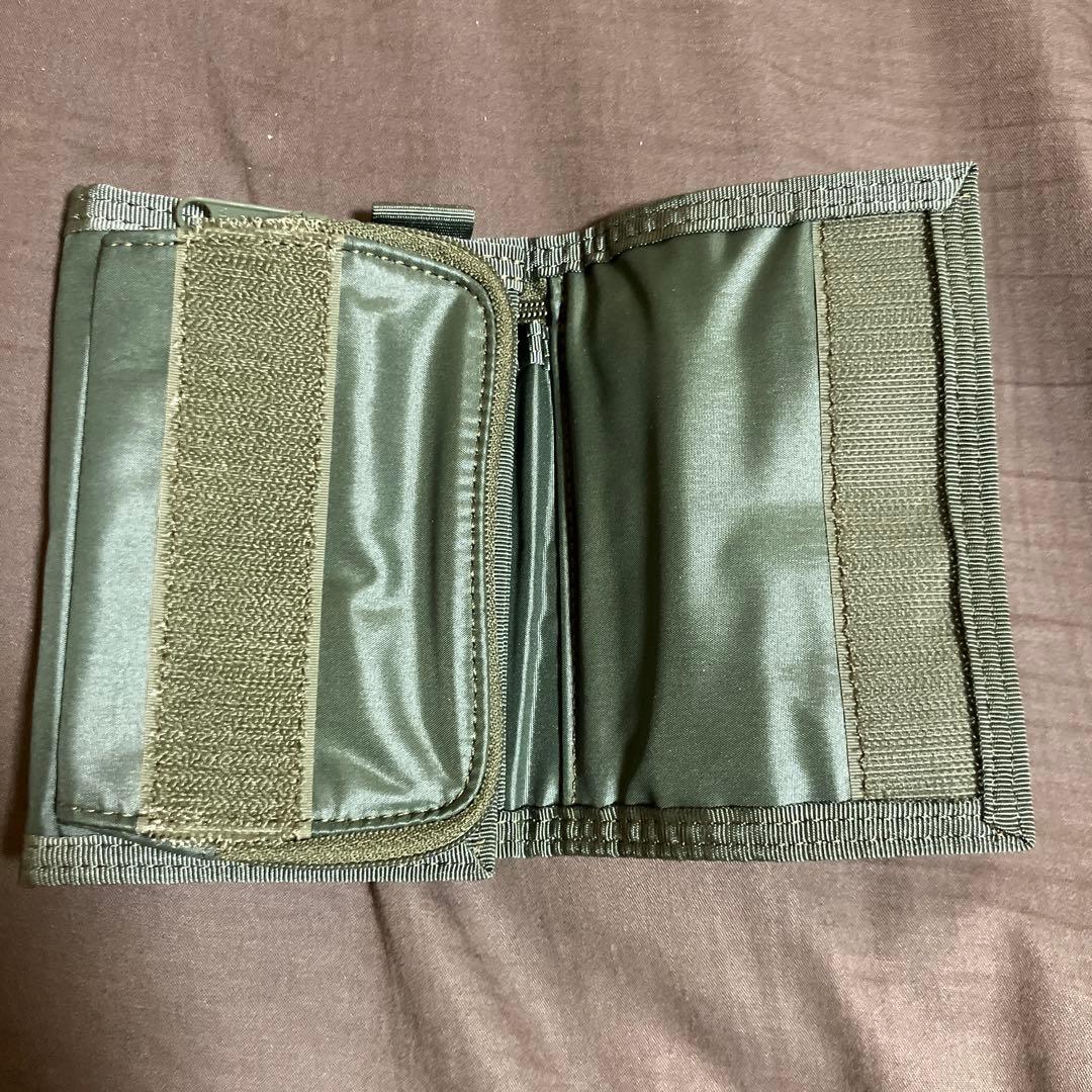 未使用　PORTER カプセル カーキ 三つ折り財布