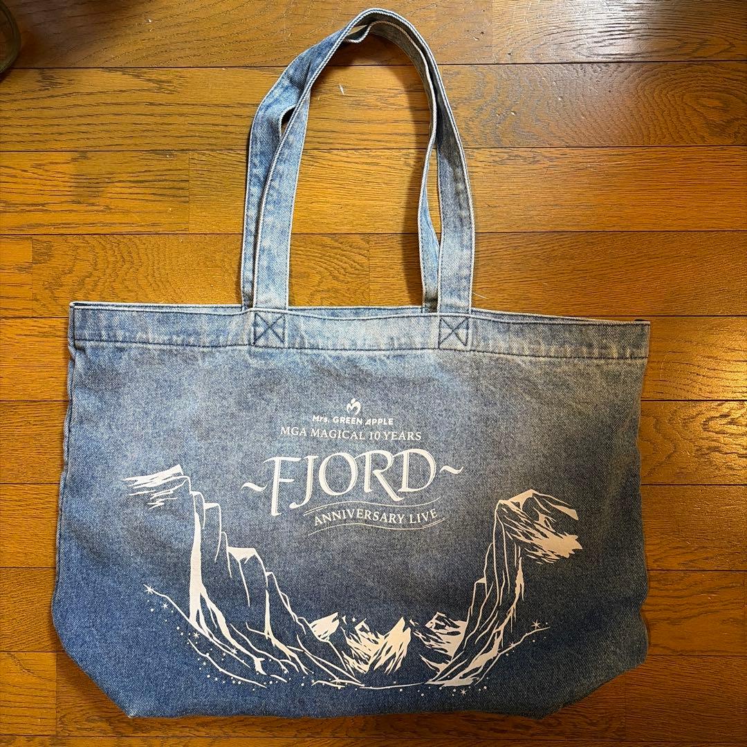 ミセスグリーンアップル　フィヨルド　デニムトートバッグ