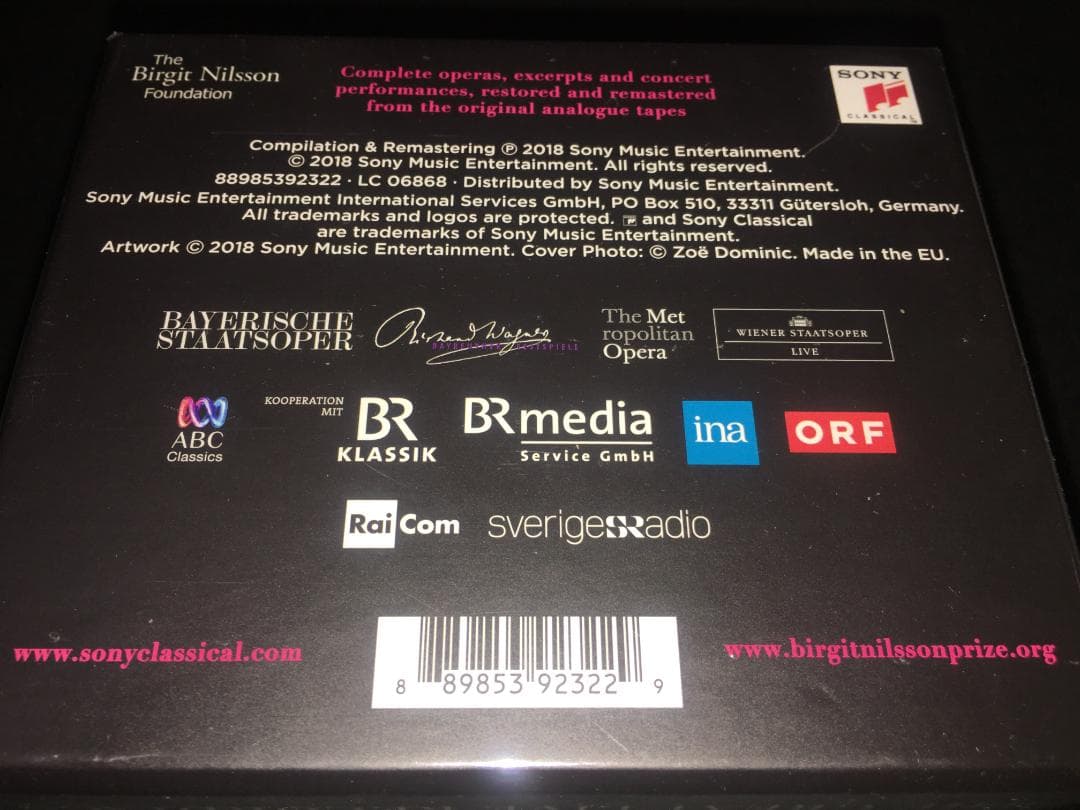 31CD 新品 ニルソン ライヴ ワーグナー 指環 R シュトラウス サロメ 影