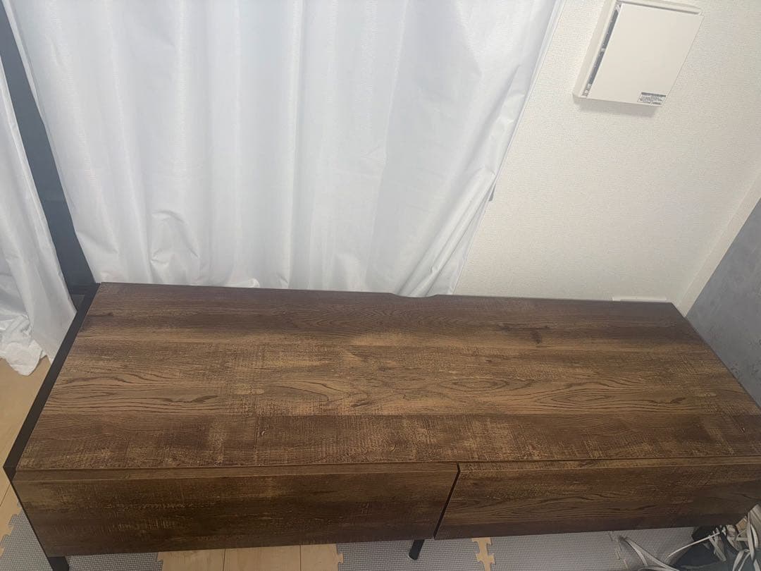 ブラウン テレビ台 ローボード　※必ず説明を読んでください【来れる方6000円】