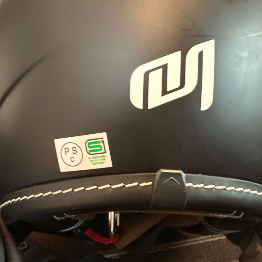 MJ マットブラック フルフェイスヘルメット