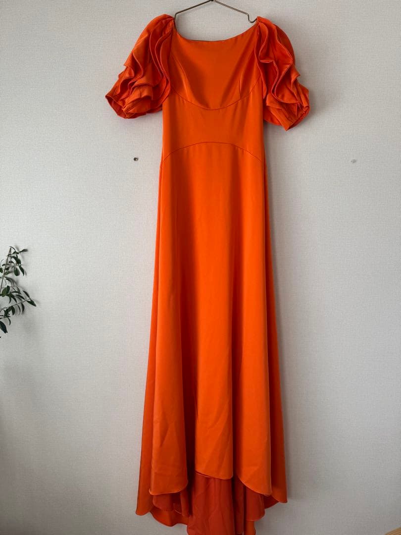 【美品】アーバンブランシュ カラードレス オレンジCD17