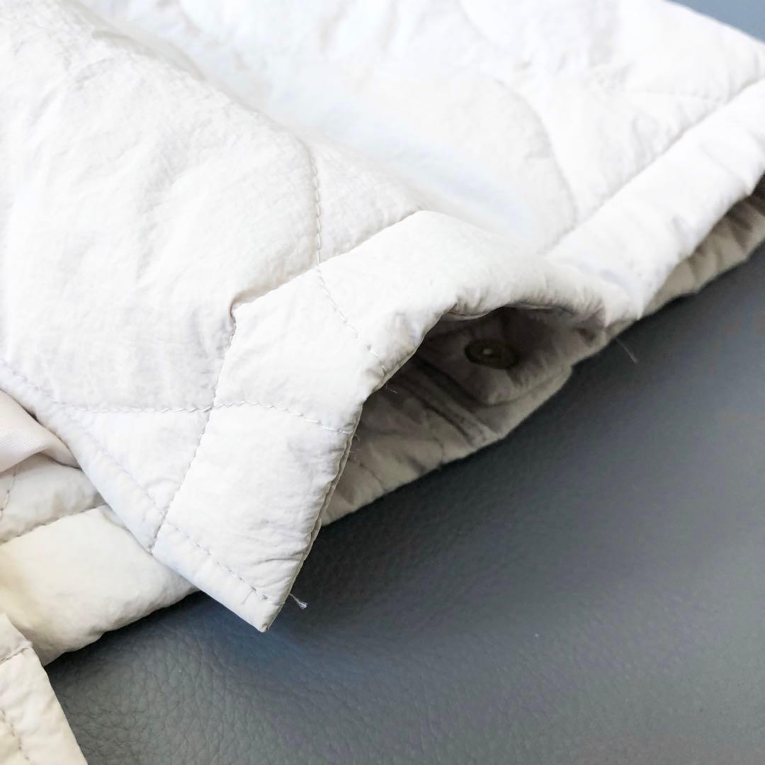 2913y 23区ノーカラーパディングアウター キルティング 大きいサイズ 3L