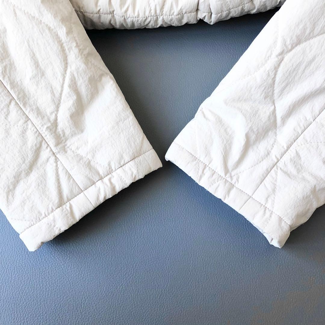 2913y 23区ノーカラーパディングアウター キルティング 大きいサイズ 3L