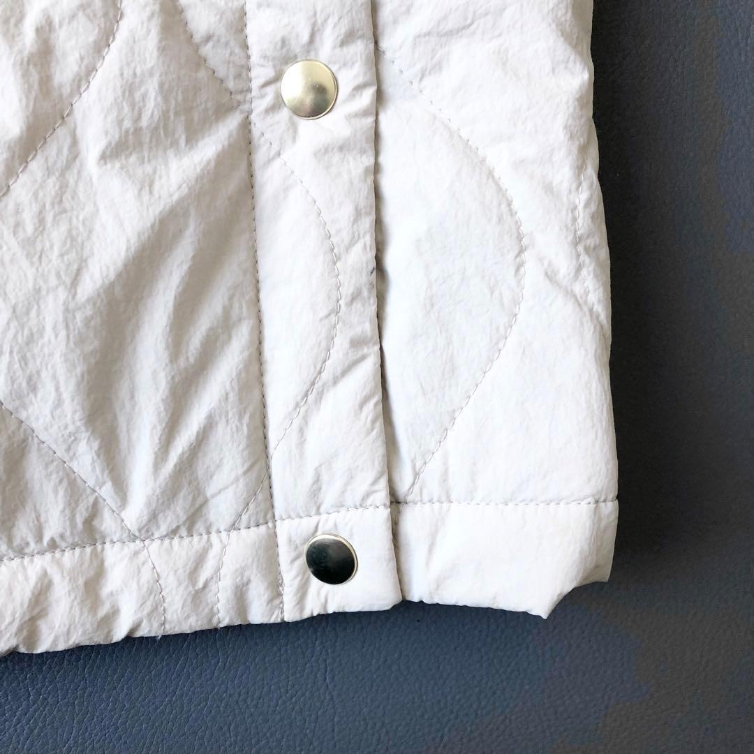 2913y 23区ノーカラーパディングアウター キルティング 大きいサイズ 3L