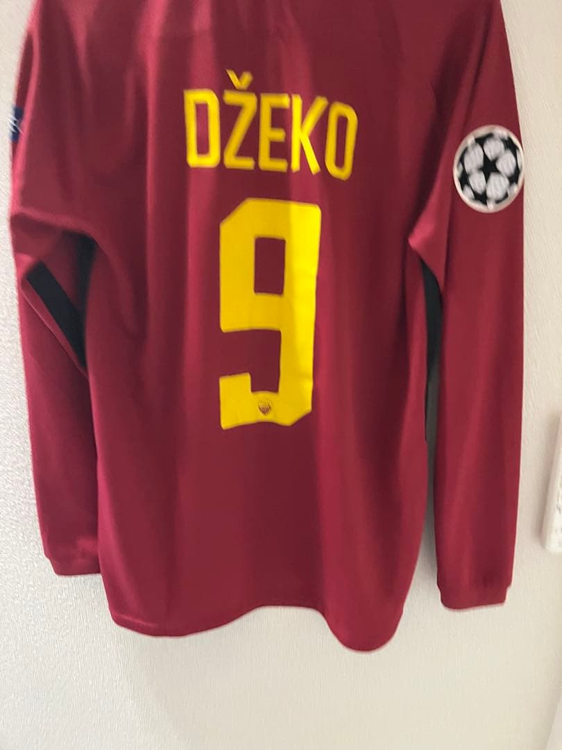 ジェコ ユニフォーム オーセンティックAS Roma Džeko 9 長袖シャツ