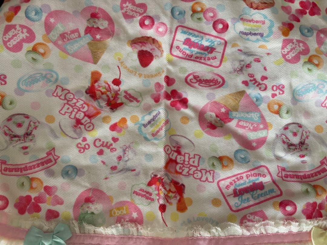 メゾピアノ平成レトロ Y2K スイーツ柄スカート130