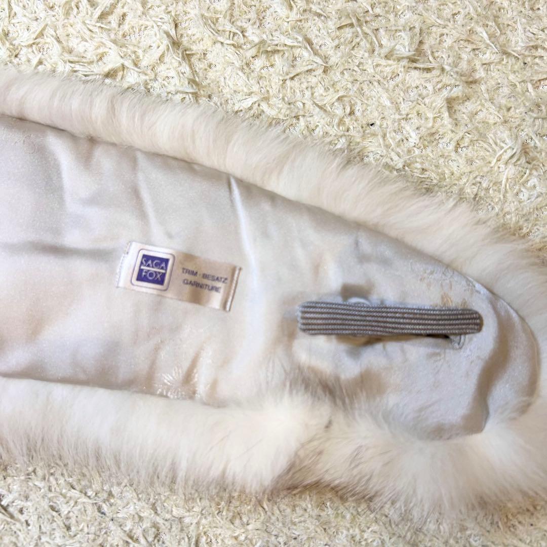 【未使用級SAGAFOX✨️成人式】 肉厚 ふわふわ サガフォックス ショール