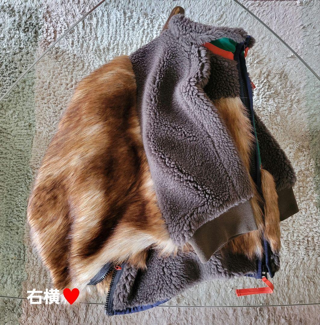 sacai 新品 Faux Shearling Faux Fur Blouson