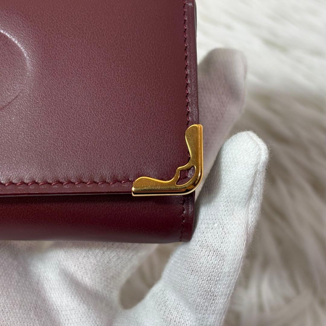 新品✨ Cartier カルティエ マスト 6連 キーケース ボルドー