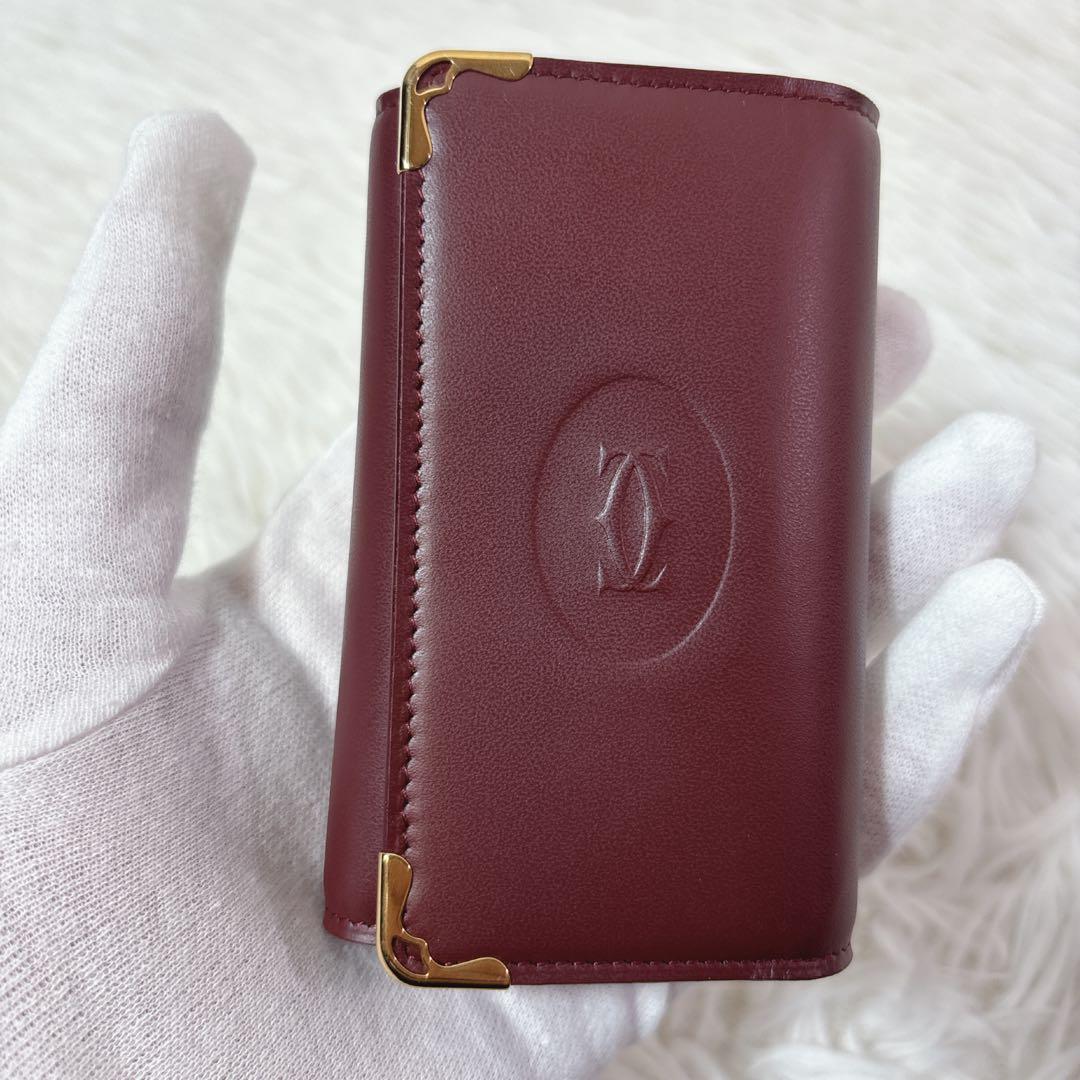 新品✨ Cartier カルティエ マスト 6連 キーケース ボルドー