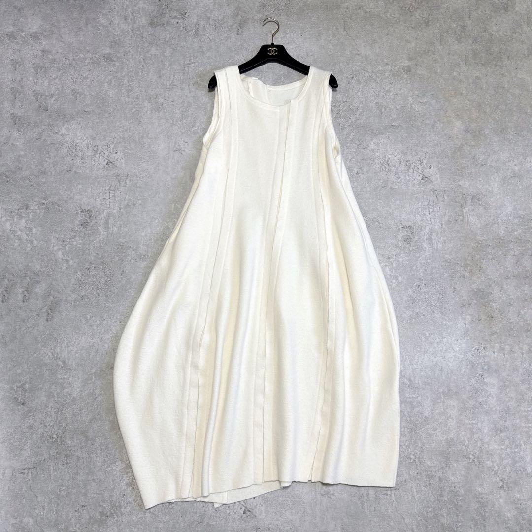 センソユニコ 萌 モユル ロングワンピース バルーン アシンメトリー