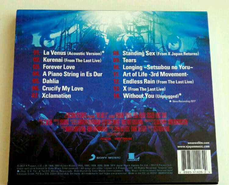 「WE ARE X」サントラ / X JAPAN ウェンブリー版(青)カード付