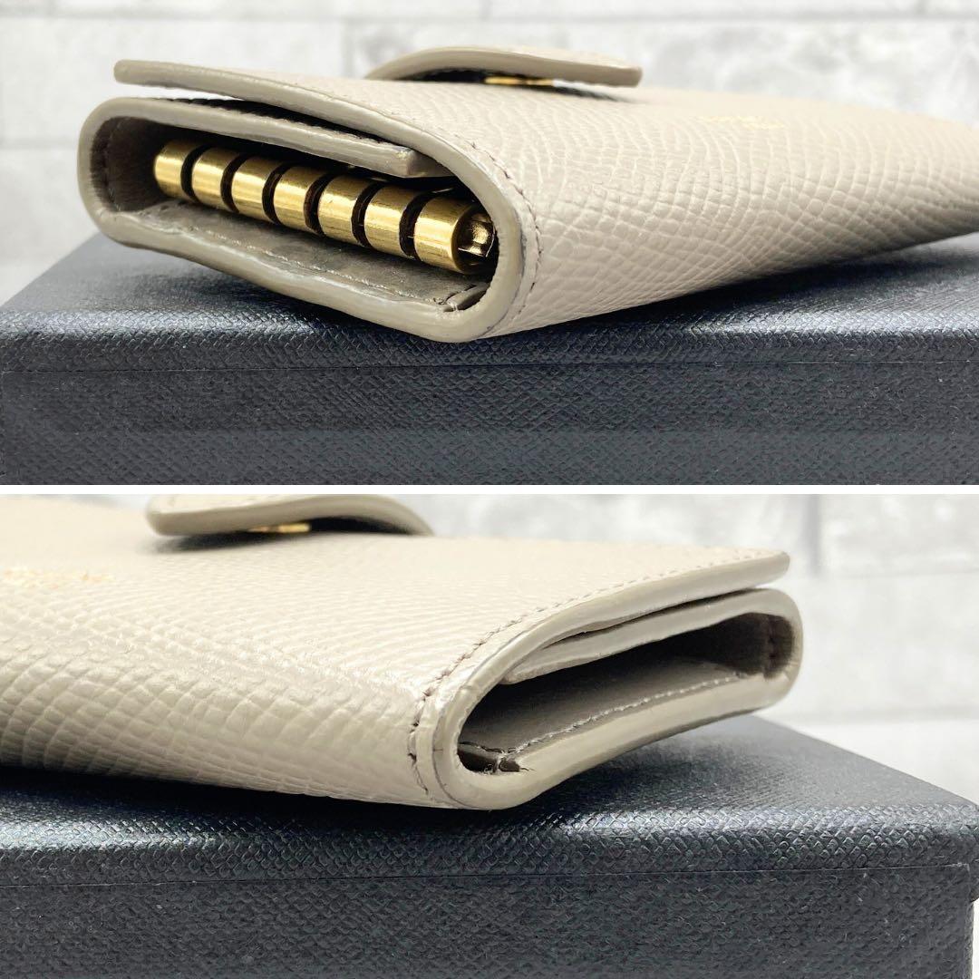 セリーヌ キーケース 6連 グレー ユニセックス キーホルダー エッセンシャル