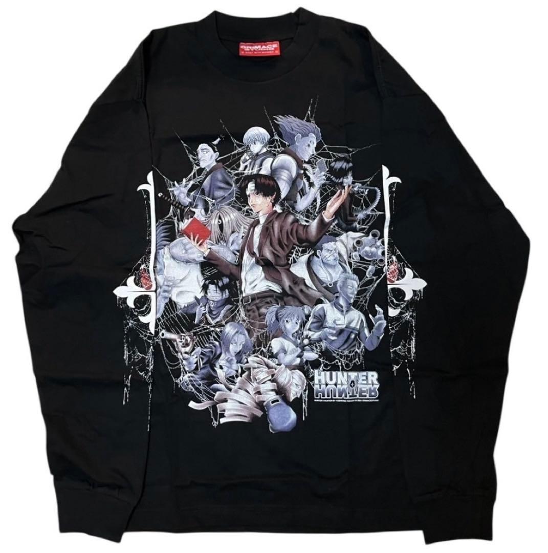 希少 HUNTER×HUNTER 幻影旅団 ブラック ロンT Tee