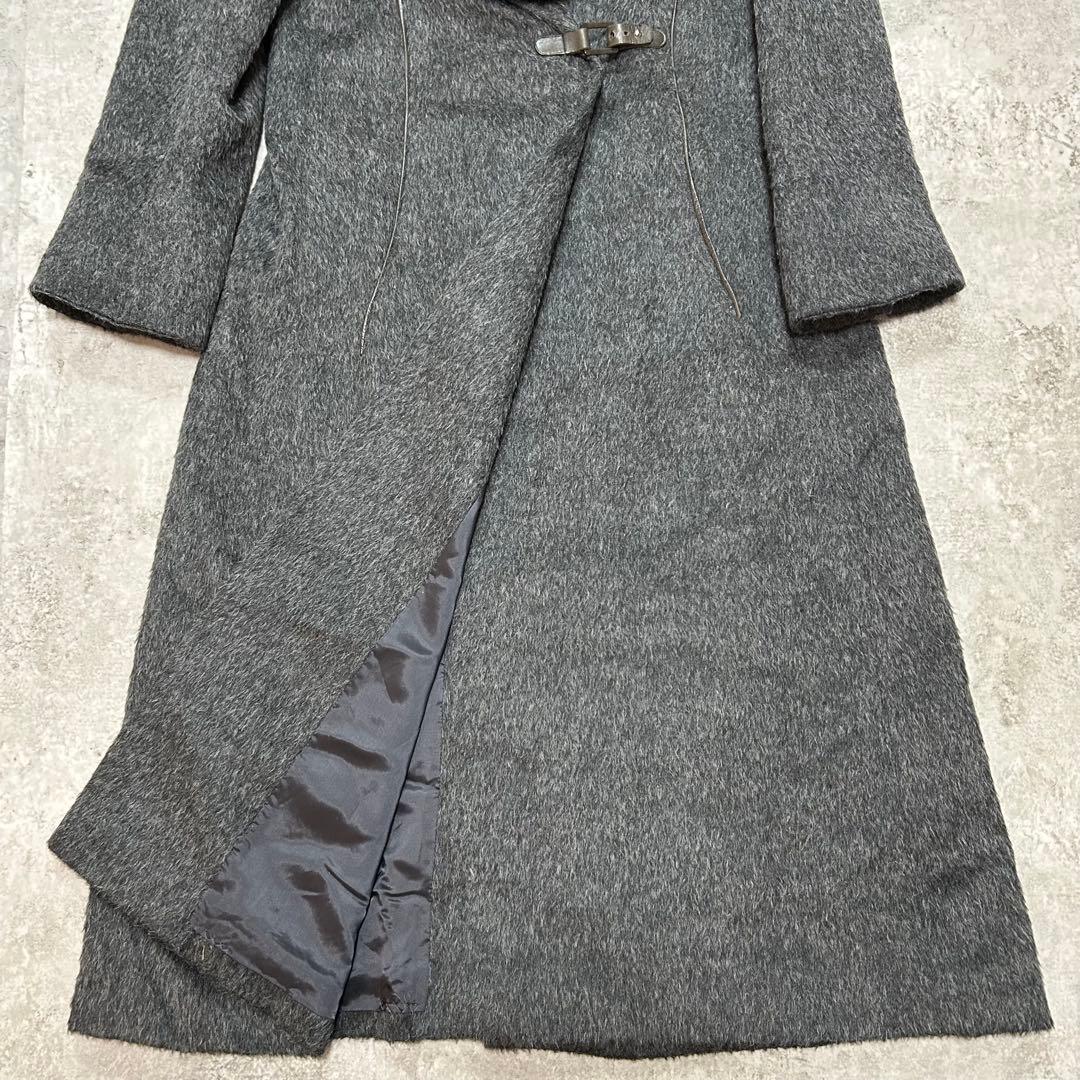 DELBA アニオナ　アルパカ　ミンクファー　ロングコート　44サイズ
