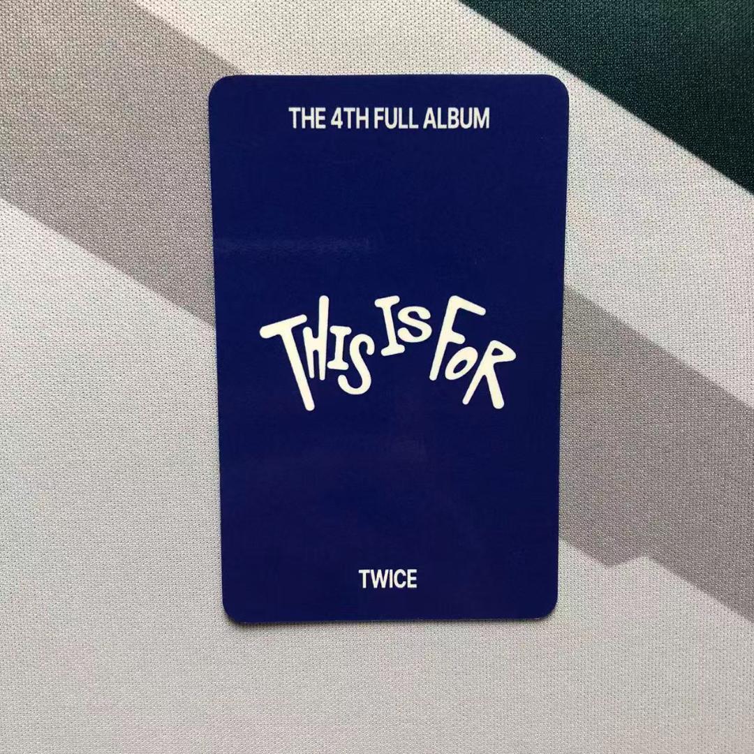 TWICE THIS IS FOR 韓国 事前収録 限定 サノク ジヒョ トレカ