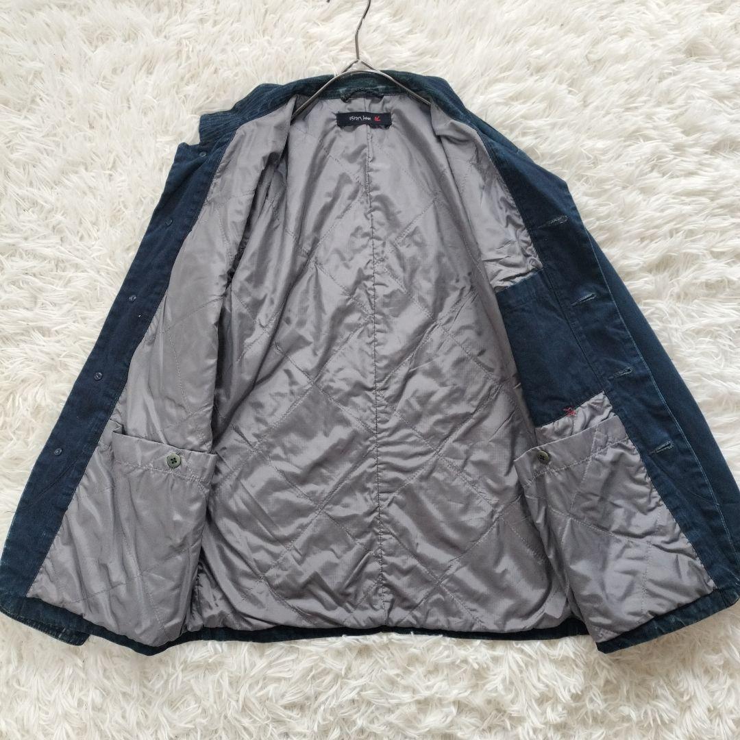 【美品】45rpm 45R デニムジャケット カバーオール インディゴブルー S