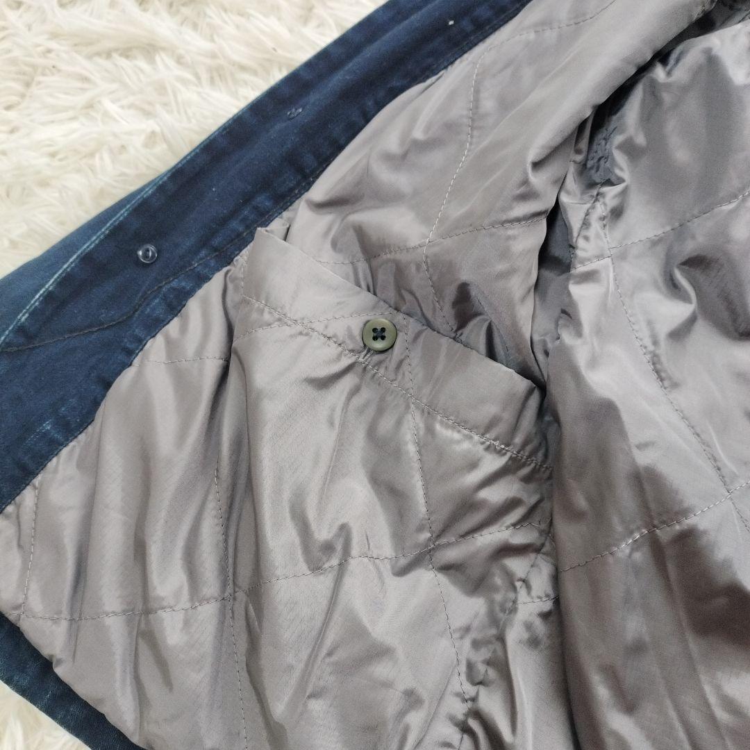 【美品】45rpm 45R デニムジャケット カバーオール インディゴブルー S