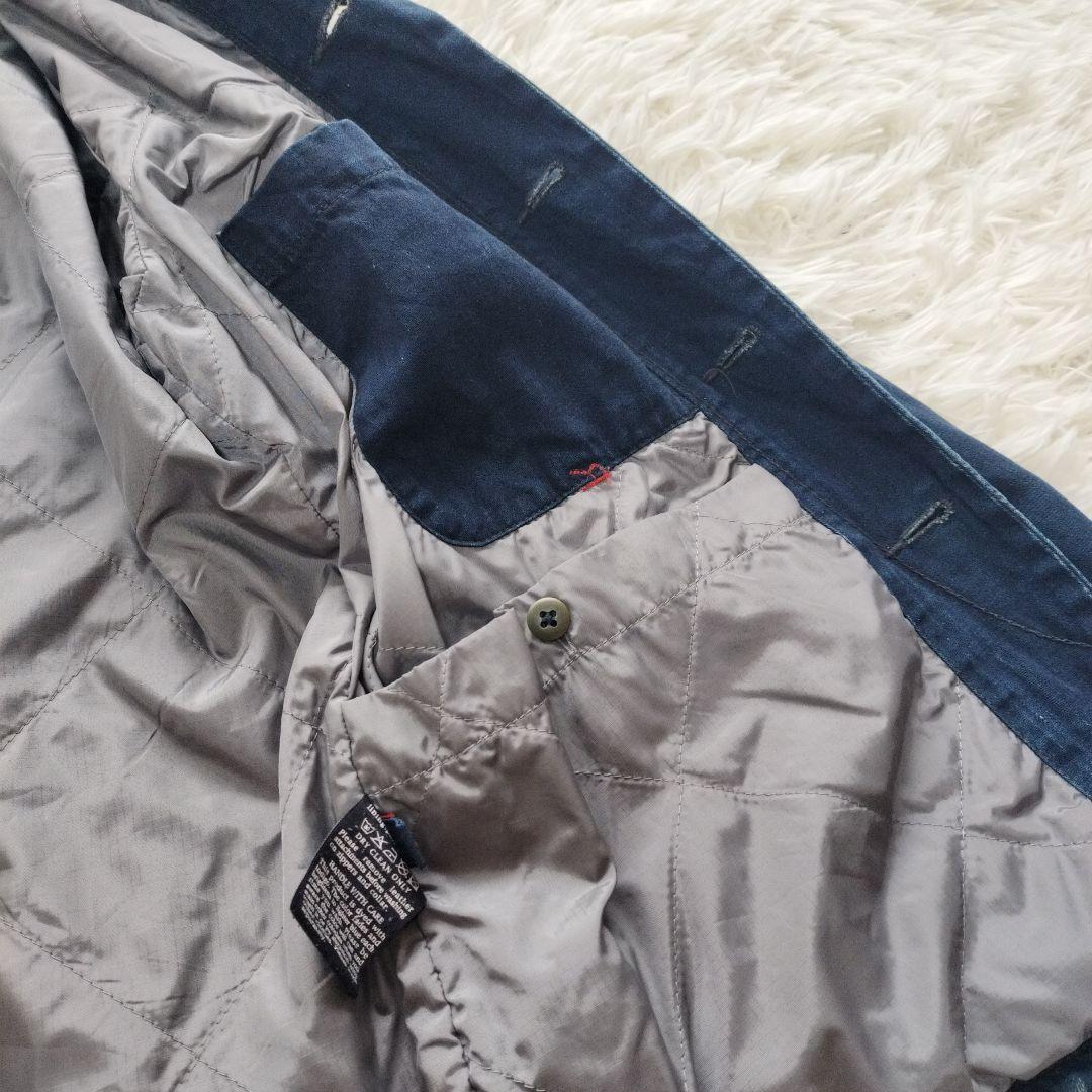 【美品】45rpm 45R デニムジャケット カバーオール インディゴブルー S