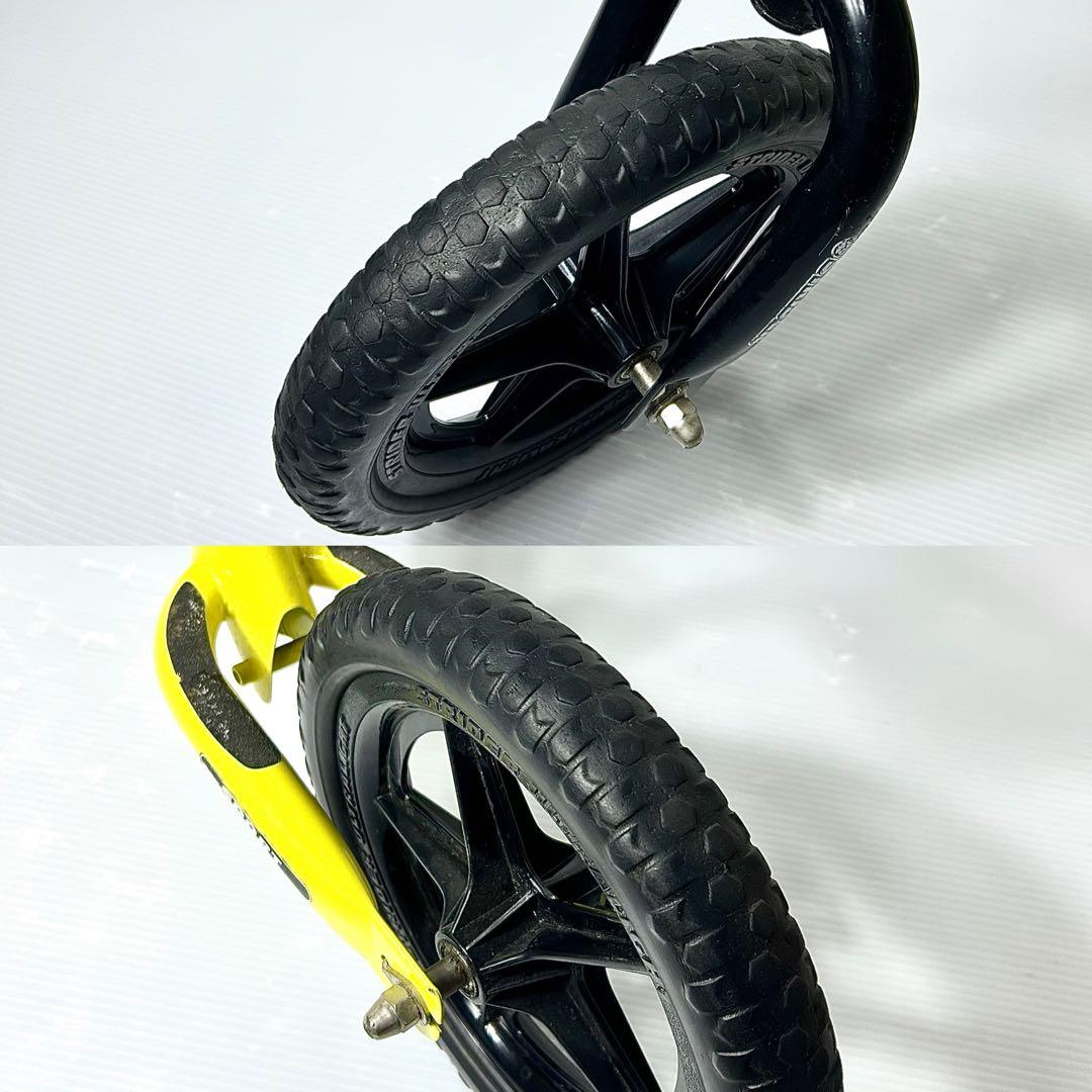 美品☆ストライダー スポーツ イエロー 黄色 キックバイク 補助なし