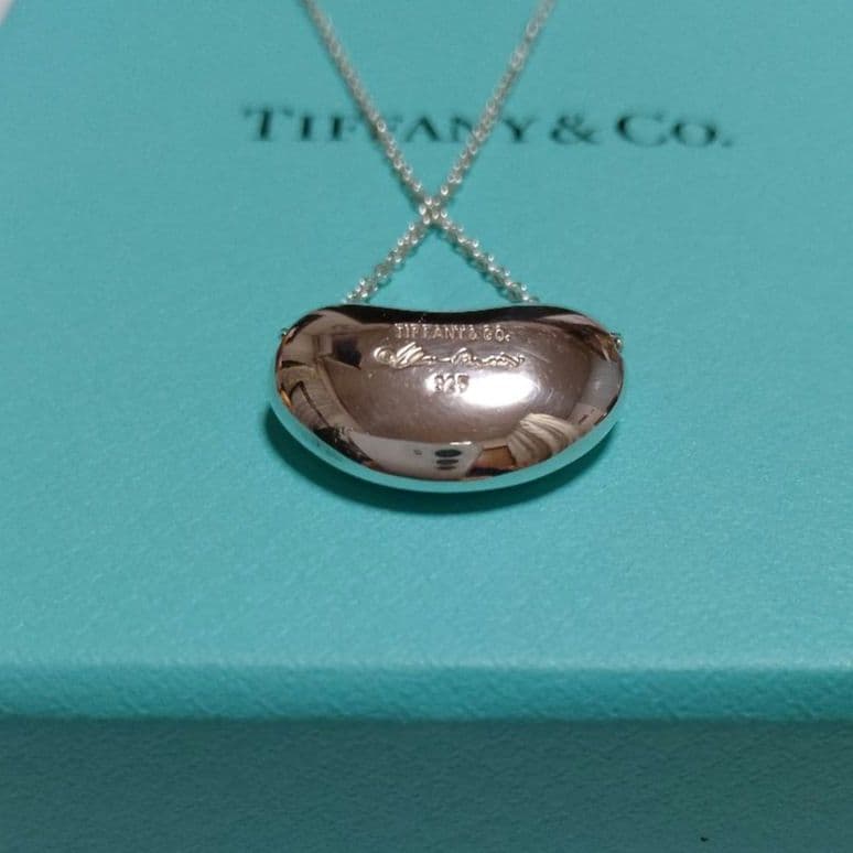 TIFFANY ティファニー ビーンネックレス シルバー