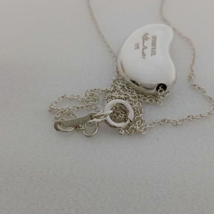 TIFFANY ティファニー ビーンネックレス シルバー