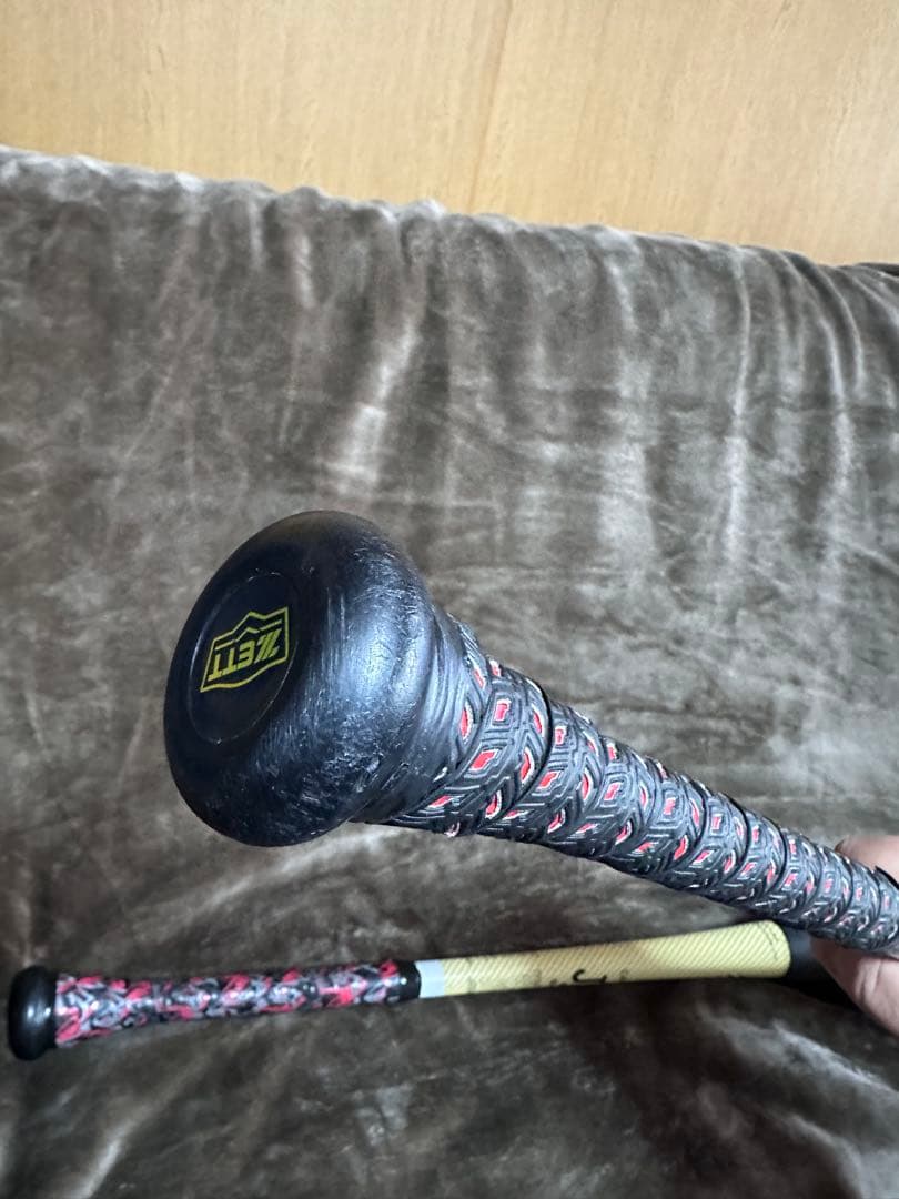 値下不可【中古】ZETT スプリンガー　一般軟式用バット84、85cm２本セット