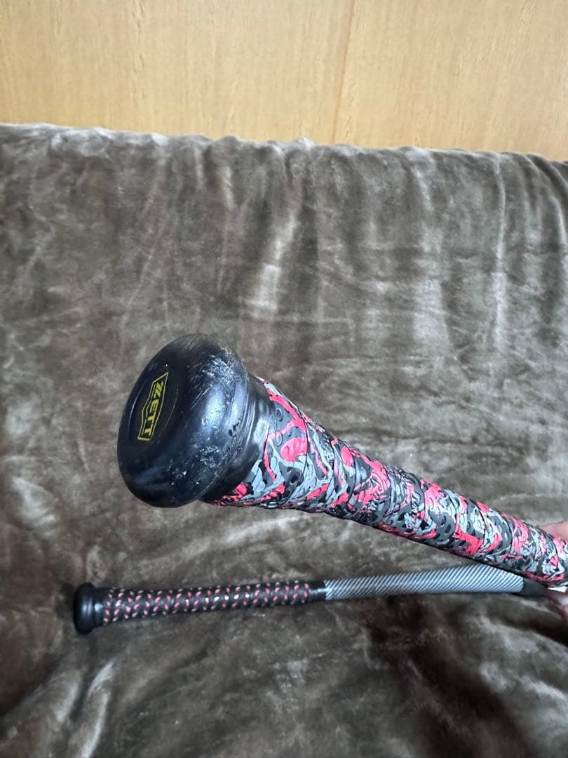 値下不可【中古】ZETT スプリンガー　一般軟式用バット84、85cm２本セット