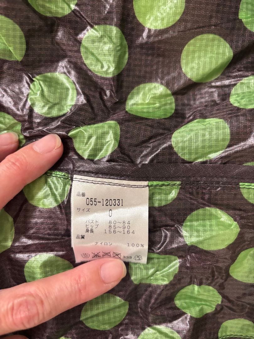 パーリーゲイツ フード付き水玉ウインドパーカー