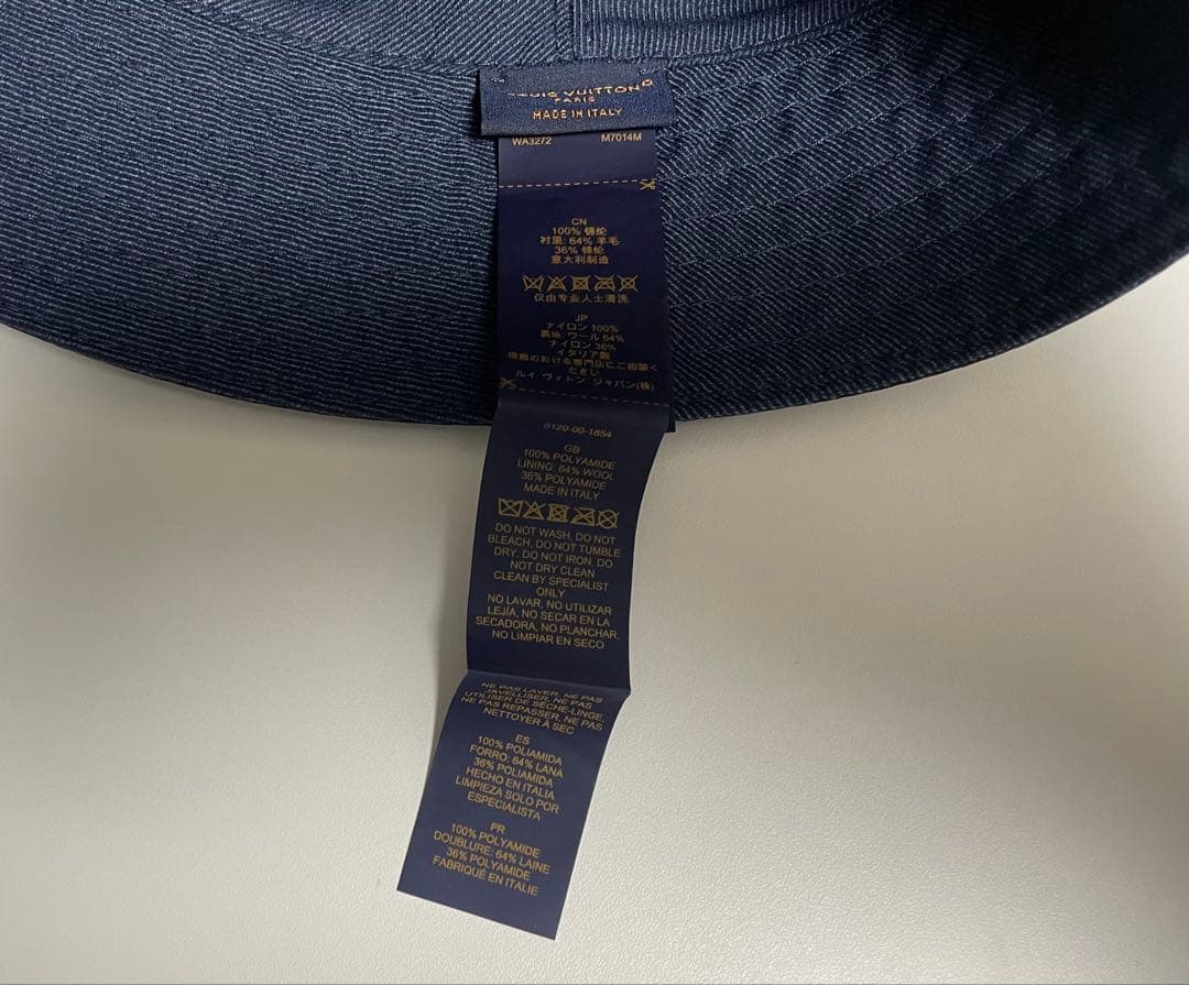 ルイ・ヴィトン バケットハット ブラック