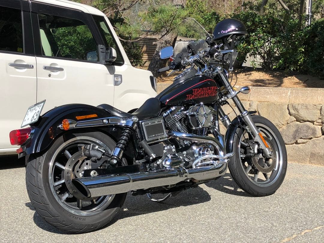 FXDL用バンズ&ハインズtwin slashスリップオンマフラー