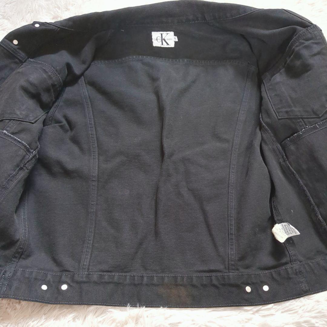 カルバンクライン ブラックデニムジャケット USA製  