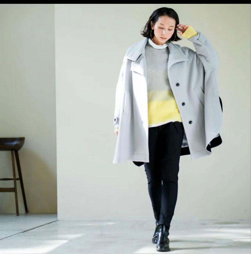 専用【24AW/美品】Lallia Mu　ラリアムー　スタンドカラー　コート