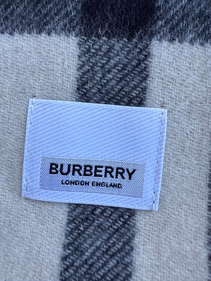 BURBERRY バーバリー チェック カシミア スカーフ マフラー 付属品付き