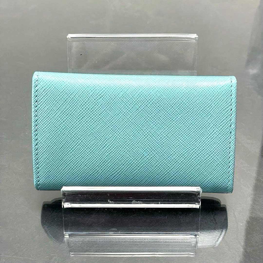 ※ Pちゃん/PRADA/キーケース/エメラルドグリーン/超美品/6連
