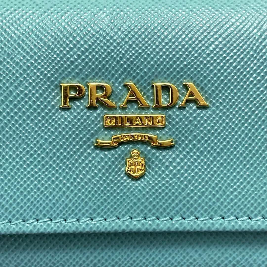 ※ Pちゃん/PRADA/キーケース/エメラルドグリーン/超美品/6連