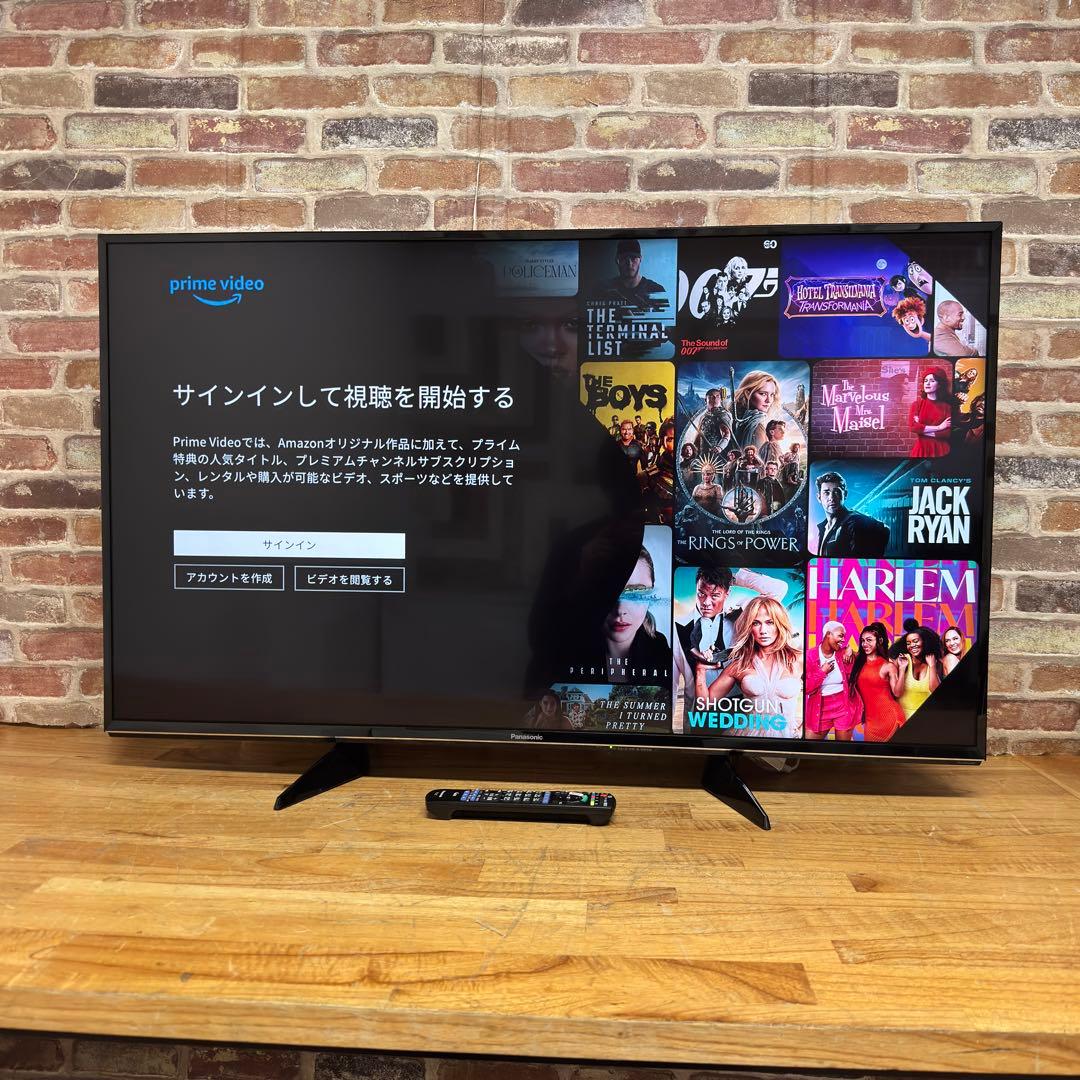 パナソニック 49V型 4K 液晶テレビ VIERA TH-49EX600