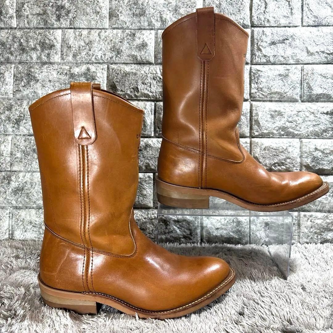 美品❣️チペワ 廃番 26790 ペコスブーツ 黒タグ USA製 US8 茶