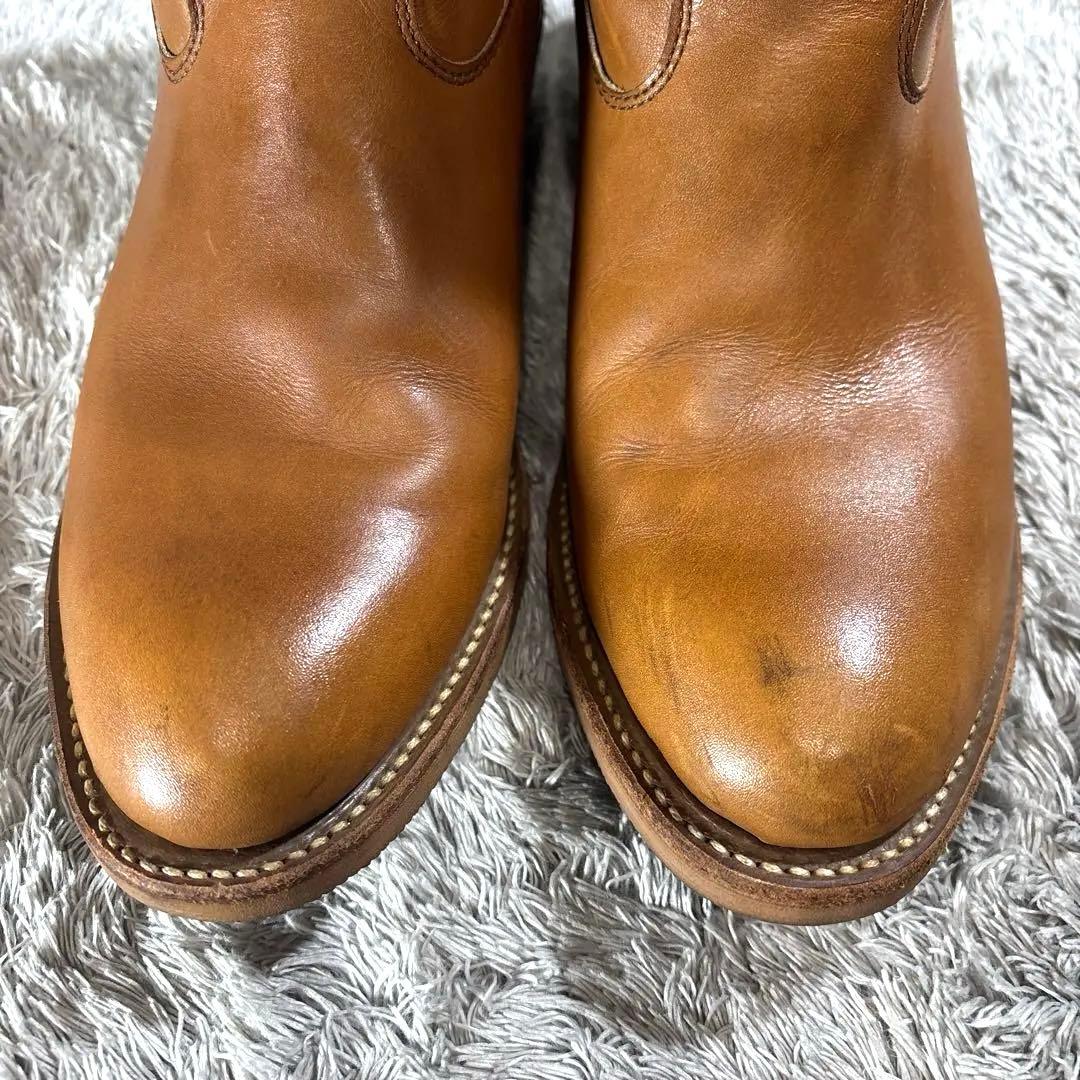 美品❣️チペワ 廃番 26790 ペコスブーツ 黒タグ USA製 US8 茶
