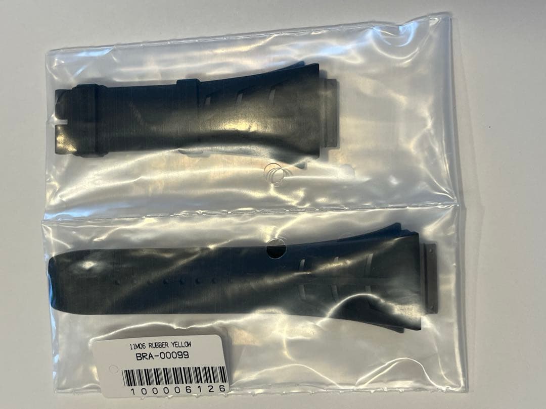 リシャールミル　RM011用　黒ラバーベルト