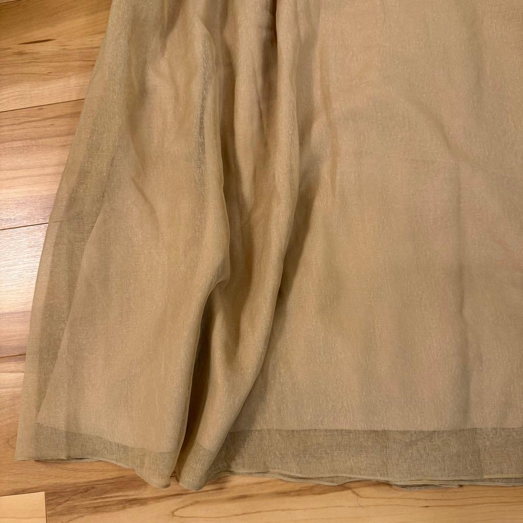 未使用新品 DeNio/デニオ ワンピースドレス ベージュ M 約4万円