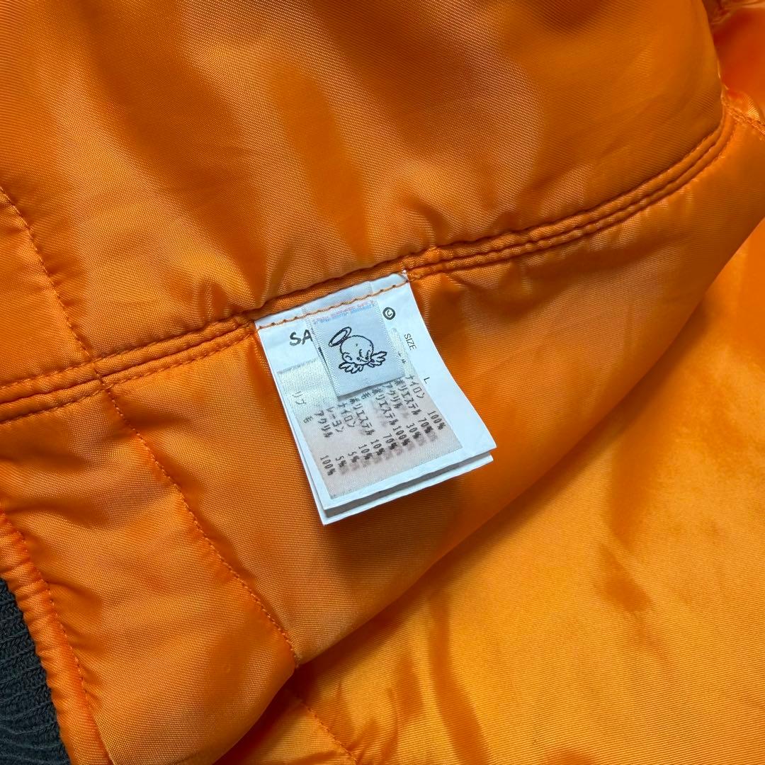 ジャケット・アウター SAINT Mxxxxxx MA-1 DAMAGE KHAKI