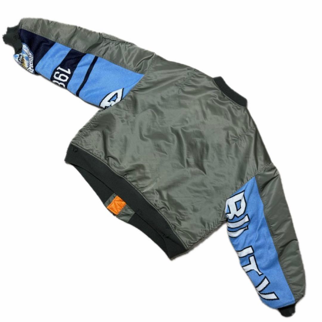 ジャケット・アウター SAINT Mxxxxxx MA-1 DAMAGE KHAKI