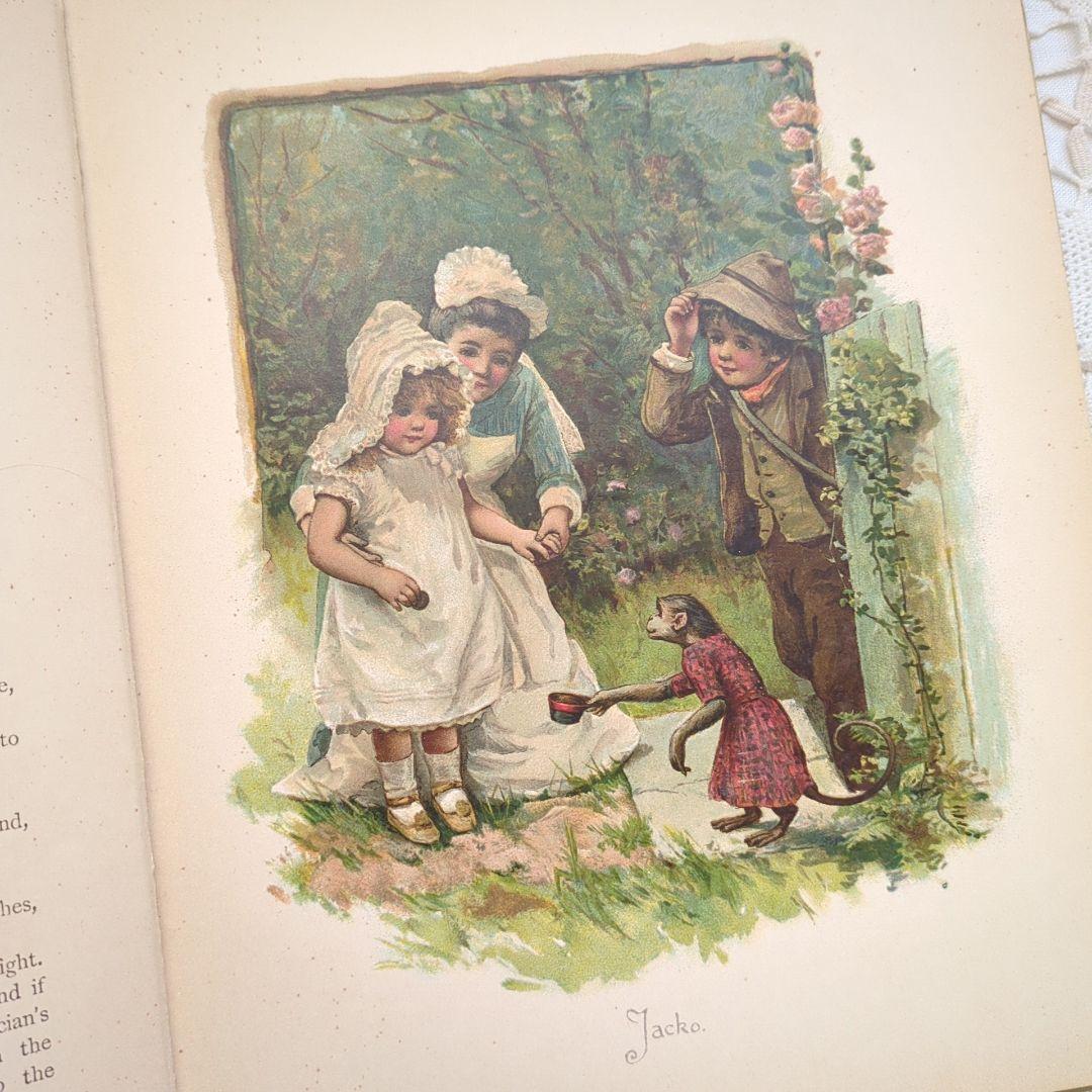超稀少1891ハリエットベネット絵本 洋書 児童書 アンティーク ヴィクトリアン