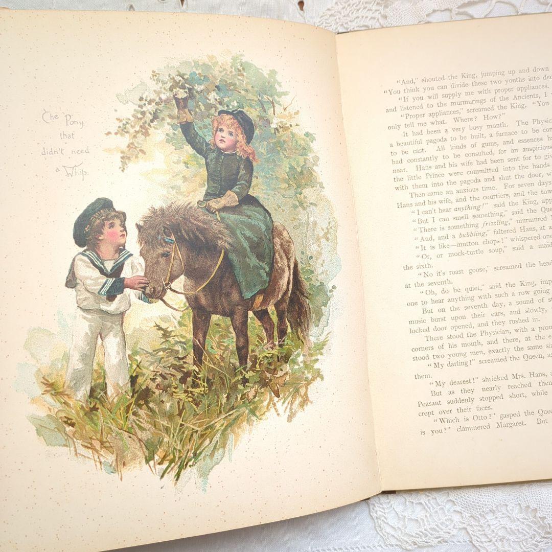 超稀少1891ハリエットベネット絵本 洋書 児童書 アンティーク ヴィクトリアン